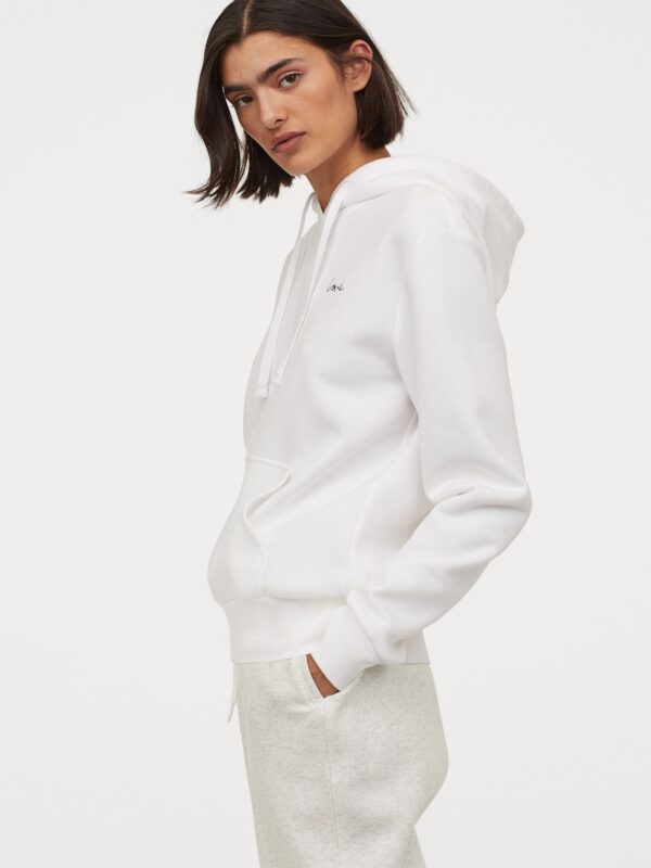 White Linen Blend Shift Dress